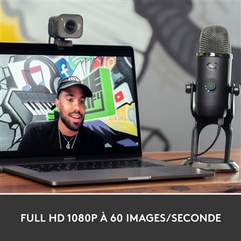 Webcam 2K Avec Anneau Lumineux Et Trépied - Microphone Intégré, Rotation 360° - Pour Streaming, Conférences, Cours