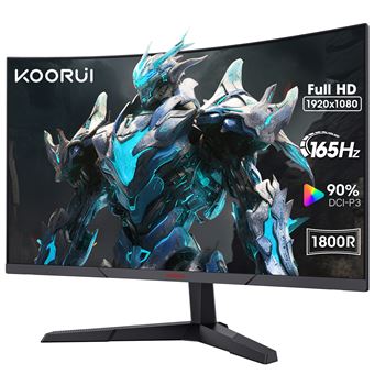Ecran PC Gaming Koorui 27E6QC 27" Incurvé QHD Gris
