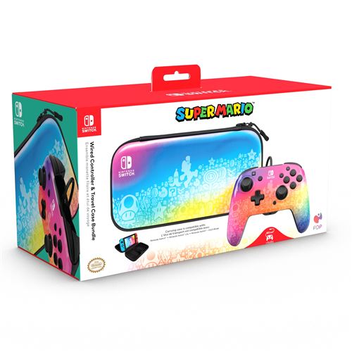 Pack housse + manette PDP Star Spectrum Super Mario - vue 2