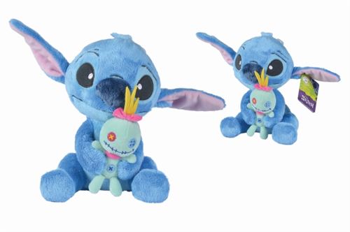 Peluche Disney Stitch avec Scrump 25 cm