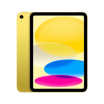 Apple iPad 10,9'' 256 Go Jaune 5G 10ème Génération Fin 2022 - iPad