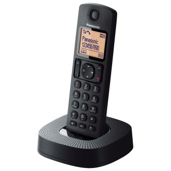Téléphone sans fil panasonic kx-tgq500gs noir (reconditionné a) - Conforama