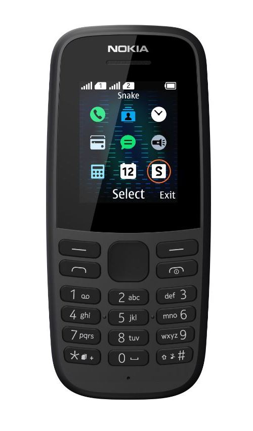 Téléphone mobile Nokia 105 Double SIM Noir