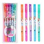 Dessin et coloriage enfant Top Model Set 5 Rollers Paillettes