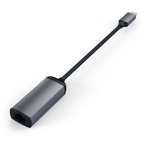 Adaptateur Satechi USB Type-C vers Ethernet RJ45 Gris sidéral
