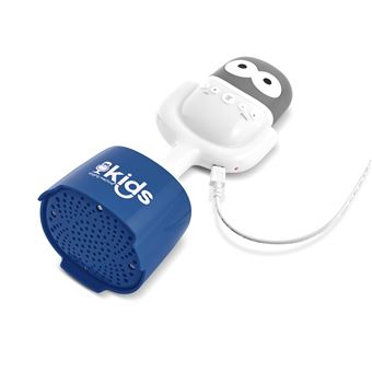 Jouet musical Singing Machine Micro Karaoké Bluetooth lumineux Mic Guy Blanc et Bleu