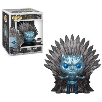 Figurine Funko Pop Deluxe Game of Thrones Saison 10 Night King Sitting on Throne Exclusivité Fnac