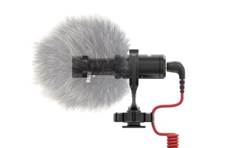RODE VIDEOMICRO MICROPHONE sur camera, condensateur, cardioïde, lyre Rycote