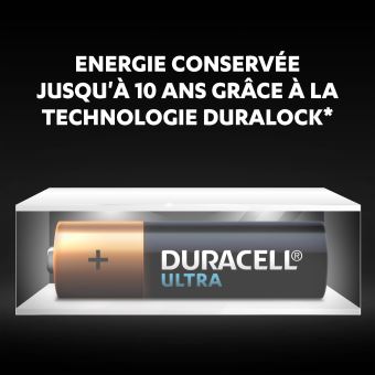 DURACELL Piles AA/LR06 ultra power pas cher 