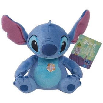 Disney Stitch - Peluche parfumee a sons 15 cm Stitch et Angele