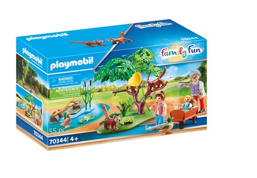 Playmobil Family Fun 70344 Panda Roux avec Enfants