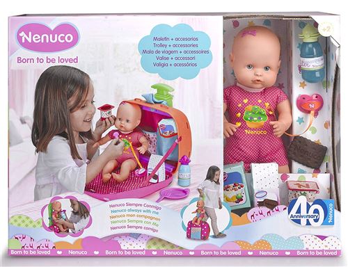 poupee avec valise