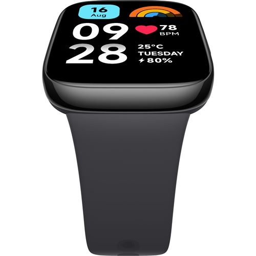 Montre connectée Xiaomi Redmi Watch Active avec bracelet Noir