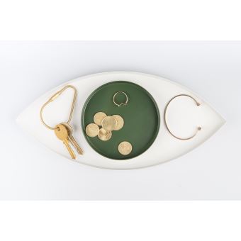 Vide-poche Doiy Œil Blanc et Vert