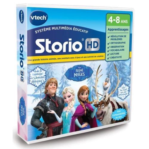 Jeu Pour Tablette HD Storio Vtech La Reine Des Neiges - Tablettes  educatives - Achat & prix