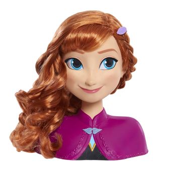 Disney Frozen - Tete A Coiffer Princesse Anna - La Reine Des