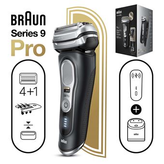 Rasoir électrique Braun Series 9 Pro 9470cc avec Power Case Noir