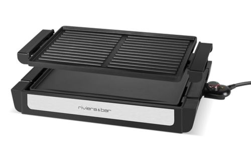 Plancha-gril électrique Riviera & Bar QPL 630 2200 W Noir