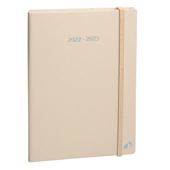 Agenda journalier Quo Vadis 2022 2023 Plan Note Pastel Café