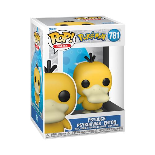 Figurine de collection Funko Psyduck Pokémon en vinyle jaune 88,9 mm - Image 3