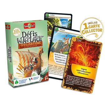 Jeu pour découvrir la nature Bioviva Défis Nature Civilisations disparues