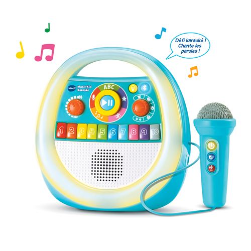 Jeu électronique Vtech Baby Music’Kid Karaoké Bleu
