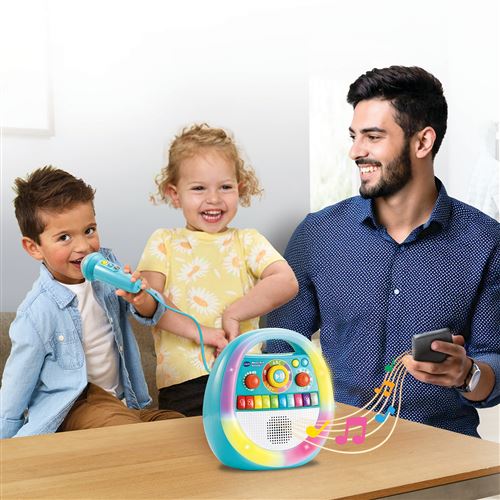 Jeu électronique Vtech Baby Music'Kid Karaoké Bleu - Autre jeux éducatifs  et électroniques - Achat & prix