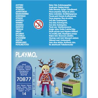 Playmobil 70877 Pâtissière avec emporte-pièce