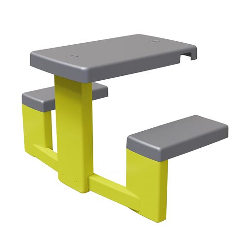 Jeu De Plein Air Smoby Table Pique-Nique Adaptée Aux Maisons Smoby Compatibles Avec 2 Bancs Anti-Uv