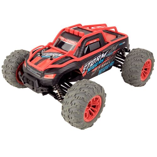 Voiture radio commandée Turbo Challenge 4x4 Storm Riders Rouge et Noir