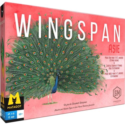 Jeu de stratégie Matagot Wingspan Extension Asie