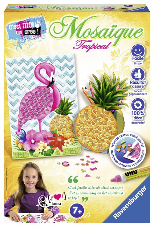 Kit Créatif Ravensburger Mosaïque Tropical