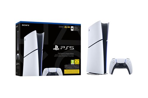 Console Sony PS5 Slim Edition Digital Blanc