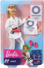 Barbie jeux olympiques pop 2020 karaté 32 cm blanc