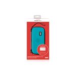 Pack Housse de protection Bleu et rouge néon + Protection d'écran en verre trempé Under Control pour Nintendo Switch