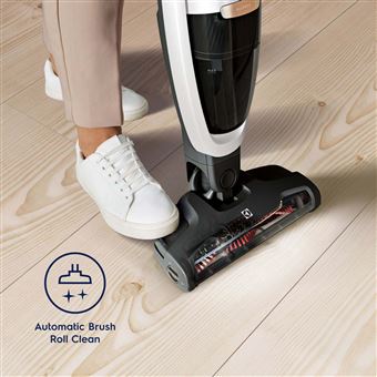 Aspirateur balai sans fil Electrolux Well Q8-P WQ81-PALRG Blanc et Noir