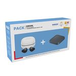 Pack Ecouteurs sans fil Samsung Galaxy Buds2 avec réducteur de bruit Bluetooth Gris graphite + Chargeursans fil rapide 15 Watts Samsung Gris graphite