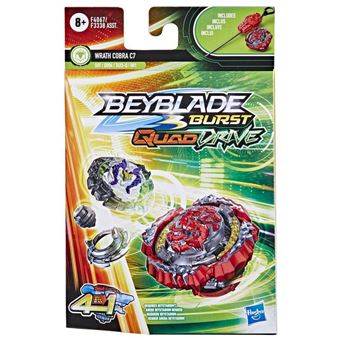 Toupie et lanceur Beyblade Burst QuadDrive Wrath Cobra C7