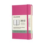 Agenda scolaire semainier Moleskine Pocket Couverture rigide 2021-2022 Rose