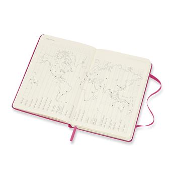 Agenda scolaire semainier Moleskine Pocket Couverture rigide 2021-2022 Rose