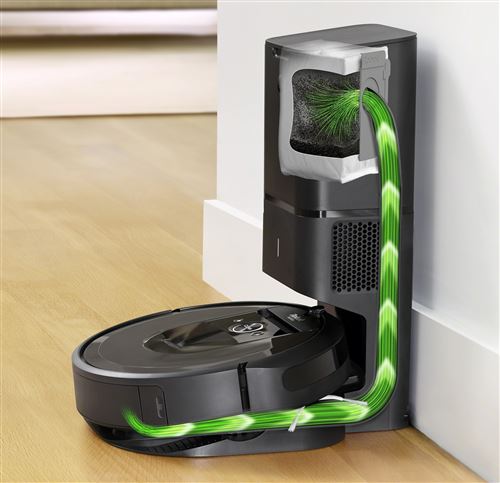 Aspirateur robot Irobot Roomba i7+ avec sa base autovidage Aspirateur robot Irobot Roomba i7+ avec sa base autovidage