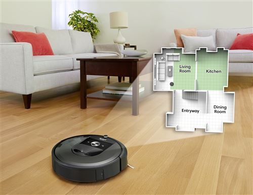 Aspirateur robot Irobot Roomba i7+ avec 
