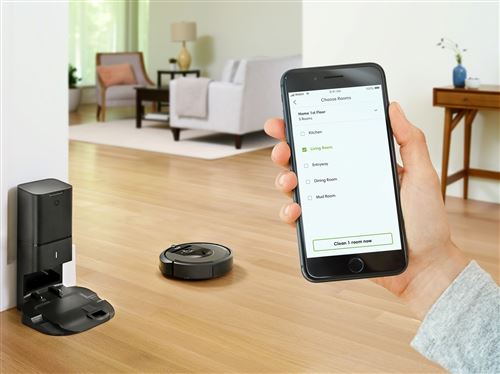 Aspirateur robot Irobot Roomba i7+ avec 