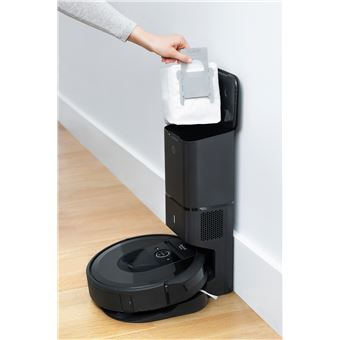 Aspirateur robot Irobot Roomba i7+ avec sa base autovidage