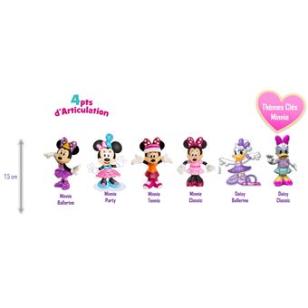 Figurine articulée Minnie 7,5 cm Modèle aléatoire