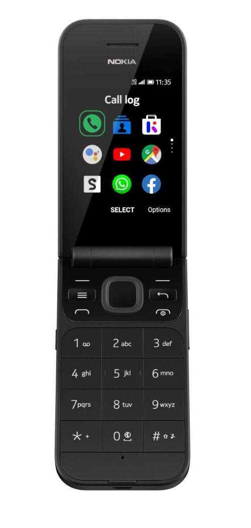 Téléphone Mobile Nokia 2720 Flip Double Sim Noir
