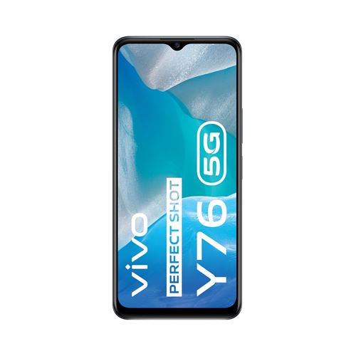 Smartphone Vivo Y76 6,58"" 5G 128 Go Double SIM Gris minuit État correct - Vivo reconditionné disponible sur Fnac