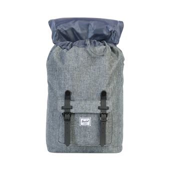 Sac à dos Herschel Little America Volume moyen Gris et noir