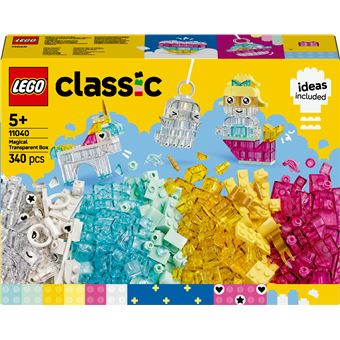 LEGO® Classic 11040 La boîte de briques transparentes magiques