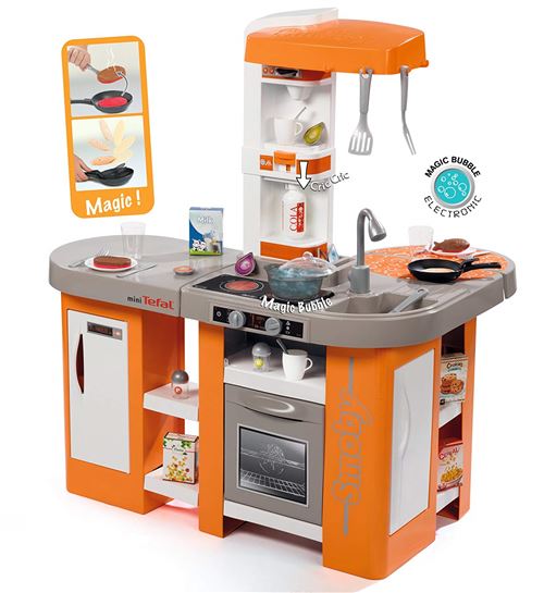 Tefal CUISINE SONORE « MINI TEFAL STUDIO » DE SMOBY AVEC PLUS DE 80 ACCESSOIRES 
